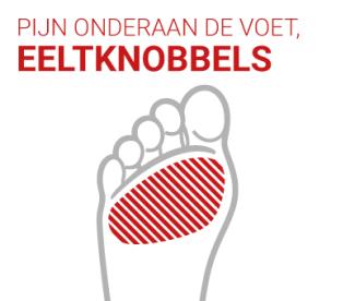 PIJN ONDERAAN DE VOET/EELTKNOBBELS